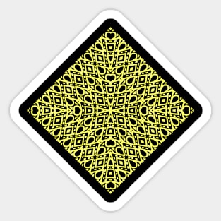 traditional pattern Sticker